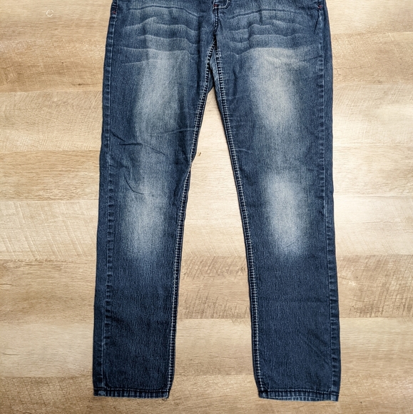 Angels Dark Wash Straight Leg Jeans - Picture 6 of 6